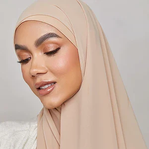 hijab tejido chifón